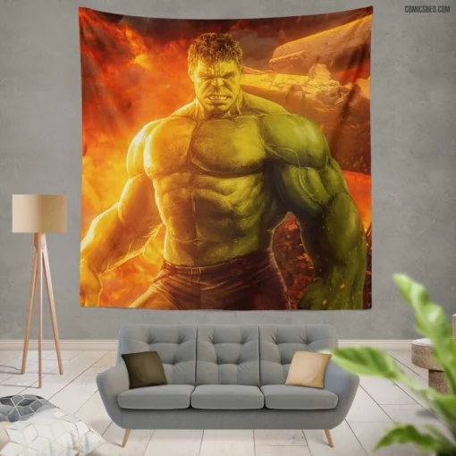 Marvel Hulk Chronicles Raging Goliath Comic Wall Tapestry