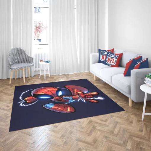 Marvel Iconic Web-Slinger Spider-Man Feats Comic Rug 2