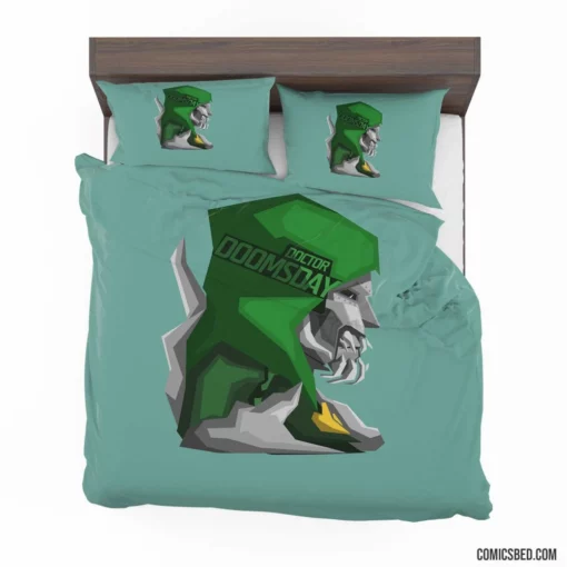 Marvel Infamous Villain Doctor Doom Chronicles Comic Bedding Set 1