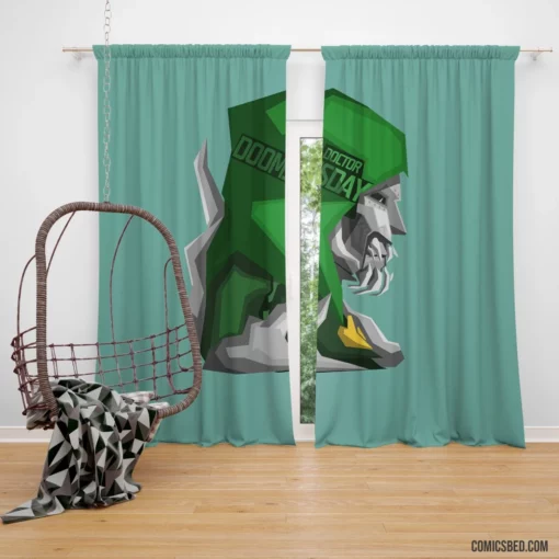 Marvel Infamous Villain Doctor Doom Chronicles Comic Curtain