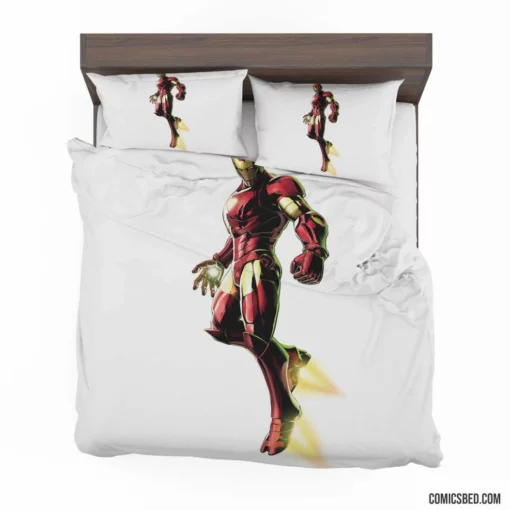 Marvel Iron Man Armored Avenger Chronicles Comic Bedding Set 1