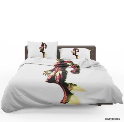 Marvel Iron Man Armored Avenger Chronicles Comic Bedding Set