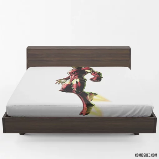 Marvel Iron Man Armored Avenger Chronicles Comic Fitted Sheet