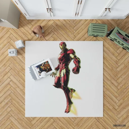 Marvel Iron Man Armored Avenger Chronicles Comic Rug