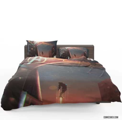 Marvel Iron Man Genius Billionaire Chronicles Comic Bedding Set