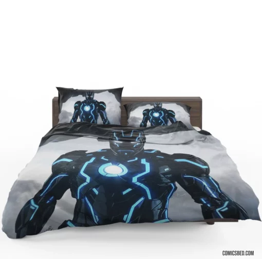 Marvel Iron Man Tony Stark Comic Bedding Set