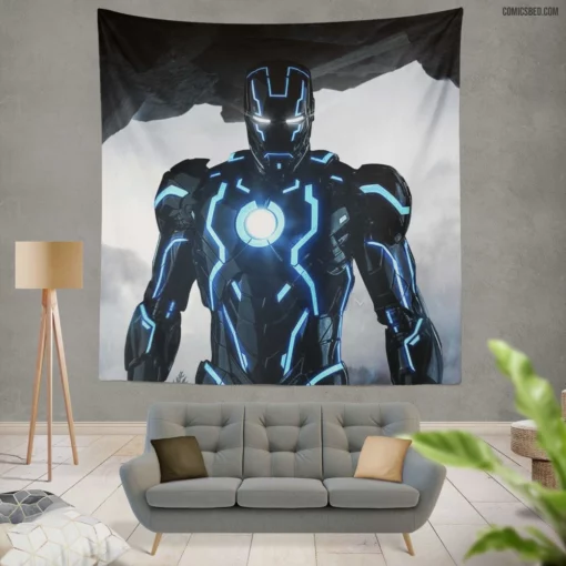 Marvel Iron Man Tony Stark Comic Wall Tapestry