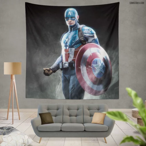 Marvel Legacy The Captain Tale Comic Wall Tapestry