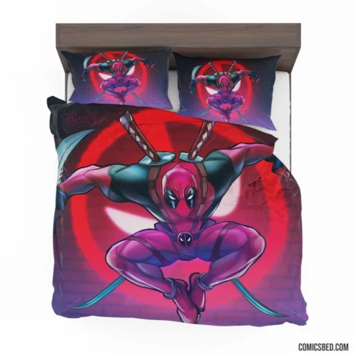 Marvel Merc with a Mouth Deadpool Chronicles Comic Bedding Set 1