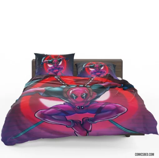 Marvel Merc with a Mouth Deadpool Chronicles Comic Bedding Set