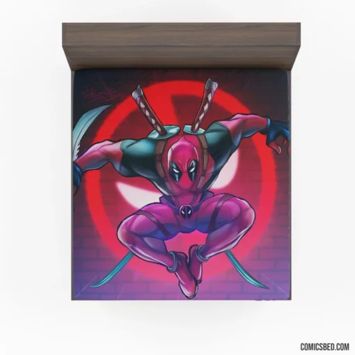 Marvel Merc with a Mouth Deadpool Chronicles Comic Fitted Sheet 1