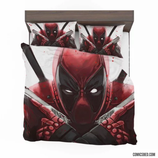 Marvel Merc with a Mouth Deadpool Saga Comic Bedding Set 1