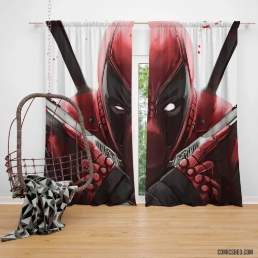 Marvel Merc with a Mouth Deadpool Saga Comic Curtain