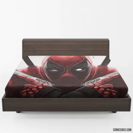 Marvel Merc with a Mouth Deadpool Saga Comic Fitted Sheet