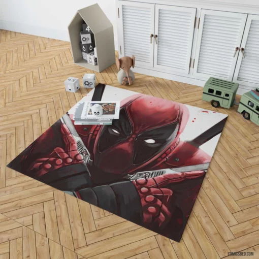 Marvel Merc with a Mouth Deadpool Saga Comic Rug 1