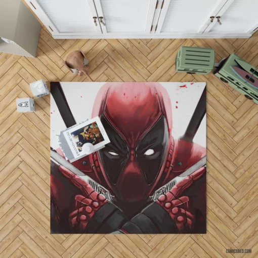 Marvel Merc with a Mouth Deadpool Saga Comic Rug