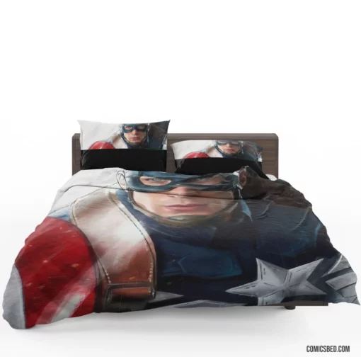 Marvel Patriot The Captain Journey Comic Bedding Set