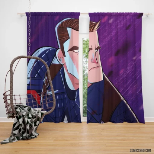 Marvel Shield The Avenger Quest Comic Curtain