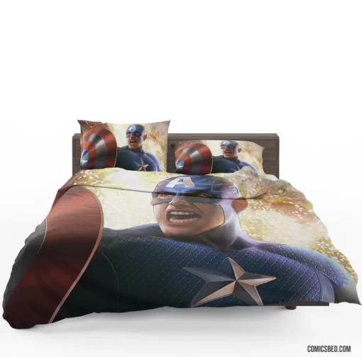 Marvel Shieldbearer The Captain Tale Comic Bedding Set