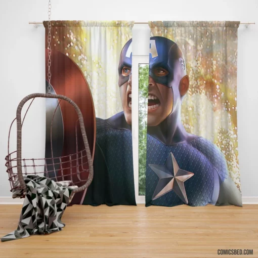 Marvel Shieldbearer The Captain Tale Comic Curtain