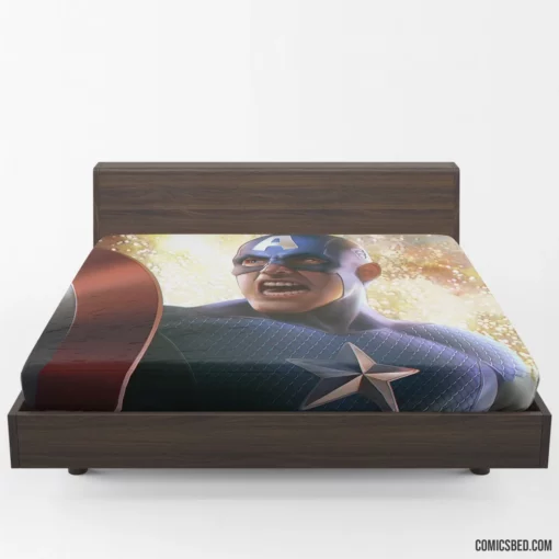 Marvel Shieldbearer The Captain Tale Comic Fitted Sheet