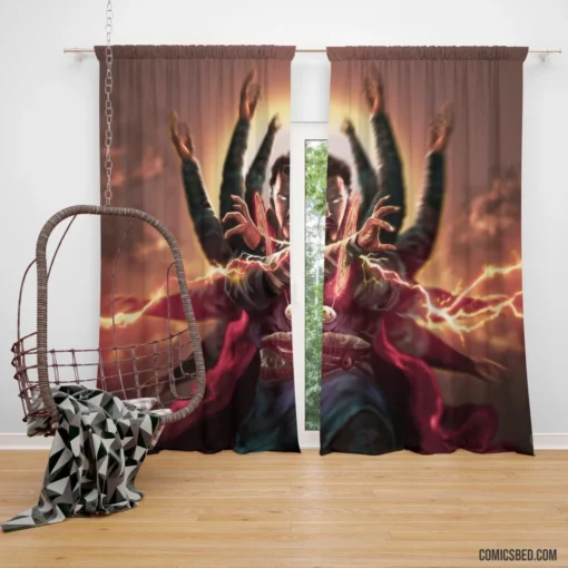 Marvel Sorcerer Supreme Doctor Strange Comic Curtain