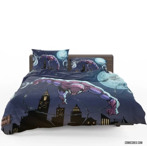 Marvel Spectacular Hero Spidey Feats Comic Bedding Set