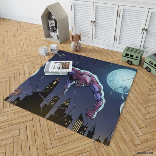 Marvel Spectacular Hero Spidey Feats Comic Rug 1