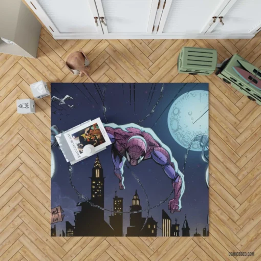 Marvel Spectacular Hero Spidey Feats Comic Rug