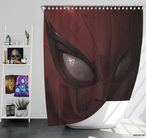 Marvel Spectacular Spider-Man Epic Quests Comic Shower Curtain