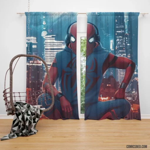 Marvel Spectacular Spider-Man Heroic Exploits Comic Curtain