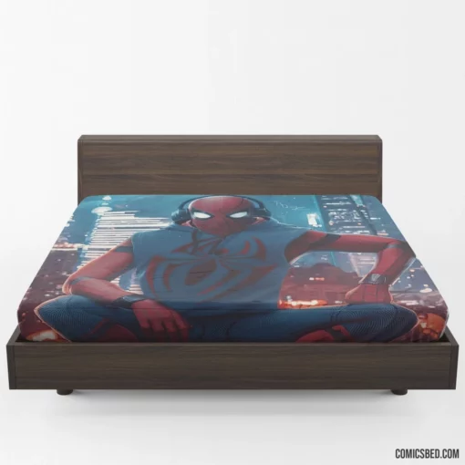 Marvel Spectacular Spider-Man Heroic Exploits Comic Fitted Sheet