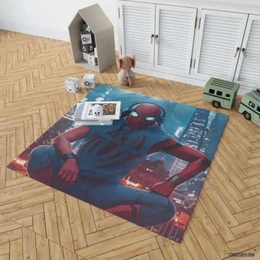 Marvel Spectacular Spider-Man Heroic Exploits Comic Rug 1