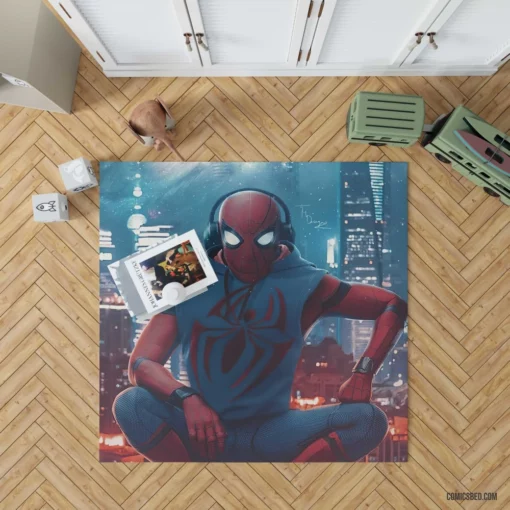 Marvel Spectacular Spider-Man Heroic Exploits Comic Rug