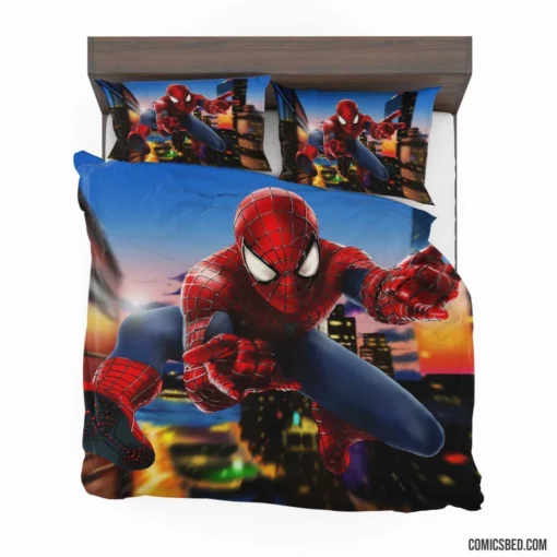 Marvel Spectacular Spider-Man Heroic Feats Comic Bedding Set 1