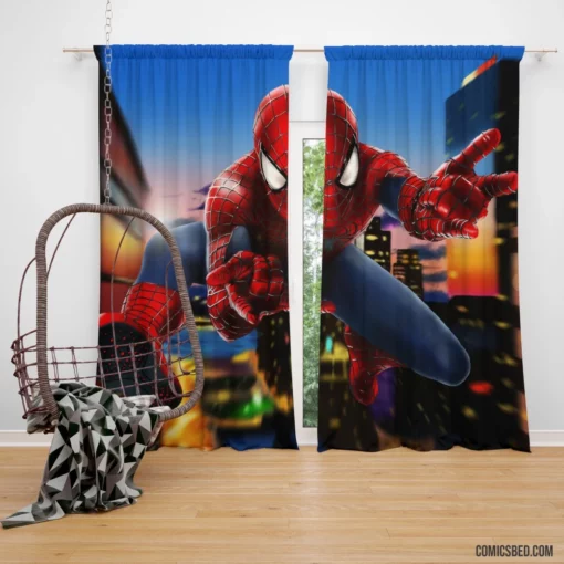 Marvel Spectacular Spider-Man Heroic Feats Comic Curtain