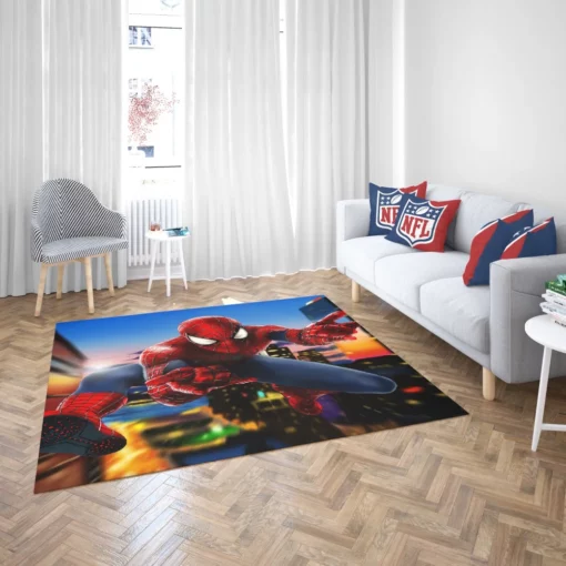 Marvel Spectacular Spider-Man Heroic Feats Comic Rug 2