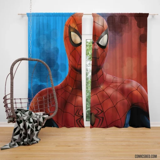 Marvel Spectacular Spider-Man Heroic Odyssey Comic Curtain