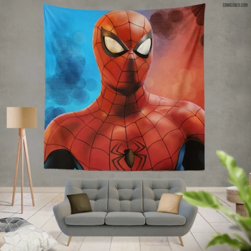 Marvel Spectacular Spider-Man Heroic Odyssey Comic Wall Tapestry