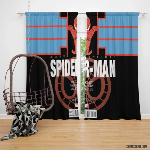 Marvel Spectacular Spider-Man Iconic Web-Slinger Comic Curtain