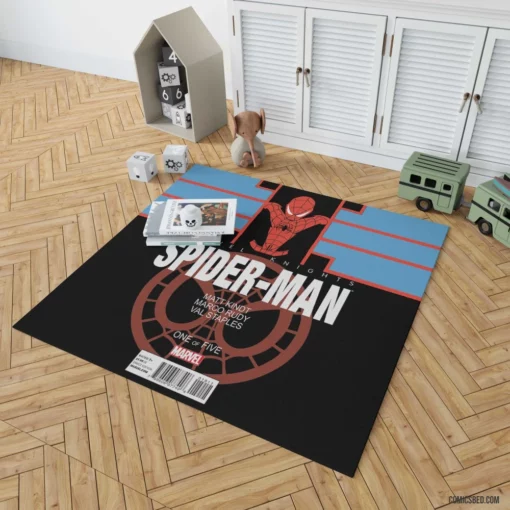 Marvel Spectacular Spider-Man Iconic Web-Slinger Comic Rug 1