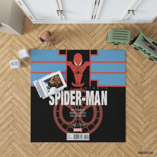 Marvel Spectacular Spider-Man Iconic Web-Slinger Comic Rug