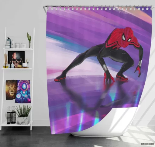 Marvel Spectacular Spider-Man Timeless Hero Comic Shower Curtain