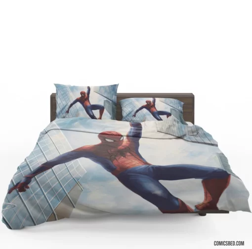 Marvel Spectacular Web-Slinger Spider-Man Exploits Comic Bedding Set