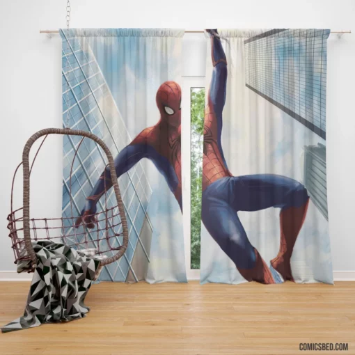 Marvel Spectacular Web-Slinger Spider-Man Exploits Comic Curtain