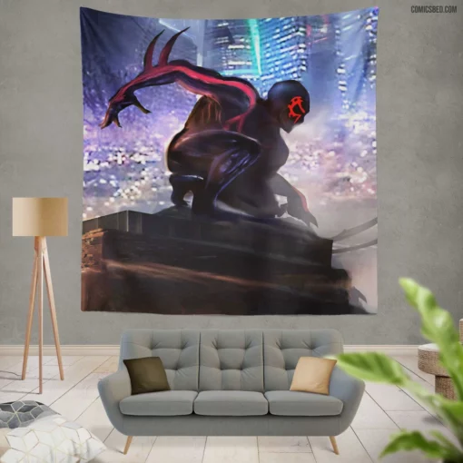 Marvel Spider-Man City Guardian Comic Wall Tapestry