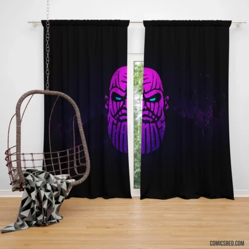 Marvel Thanos Cosmic Domination Comic Curtain