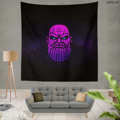 Marvel Thanos Cosmic Domination Comic Wall Tapestry