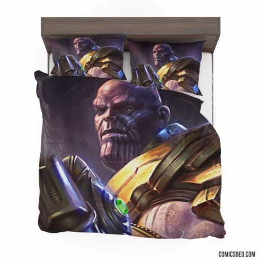 Marvel Thanos Galactic Dominance Comic Bedding Set 1