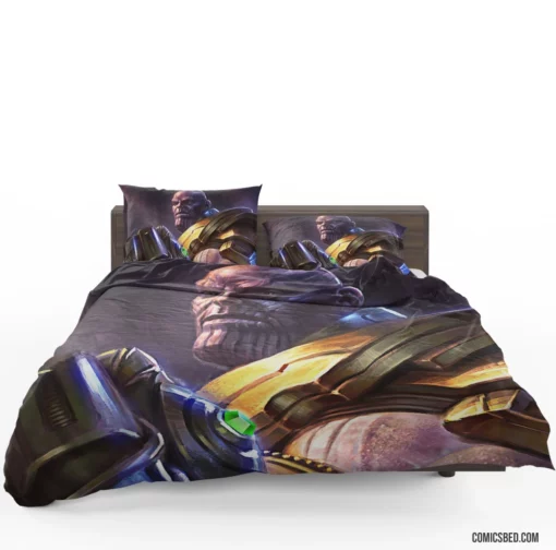 Marvel Thanos Galactic Dominance Comic Bedding Set